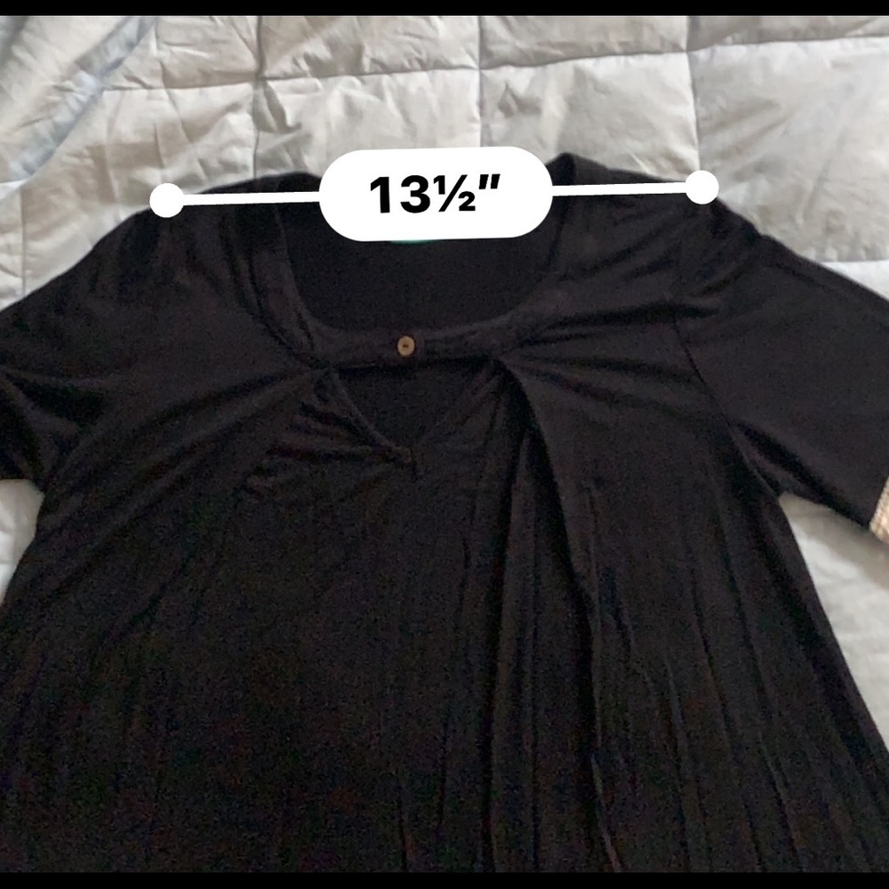 Filly Flair Black Keyhole Detail Top Lace Sleeve - Picture 7 of 8
